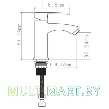 Смеситель Econoce EC0270WT картинка 2